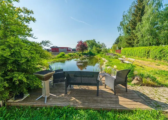 アパート Teichblick Und Turmblick, Mit Kultur In Grosszschepa, Naehe Leipzig